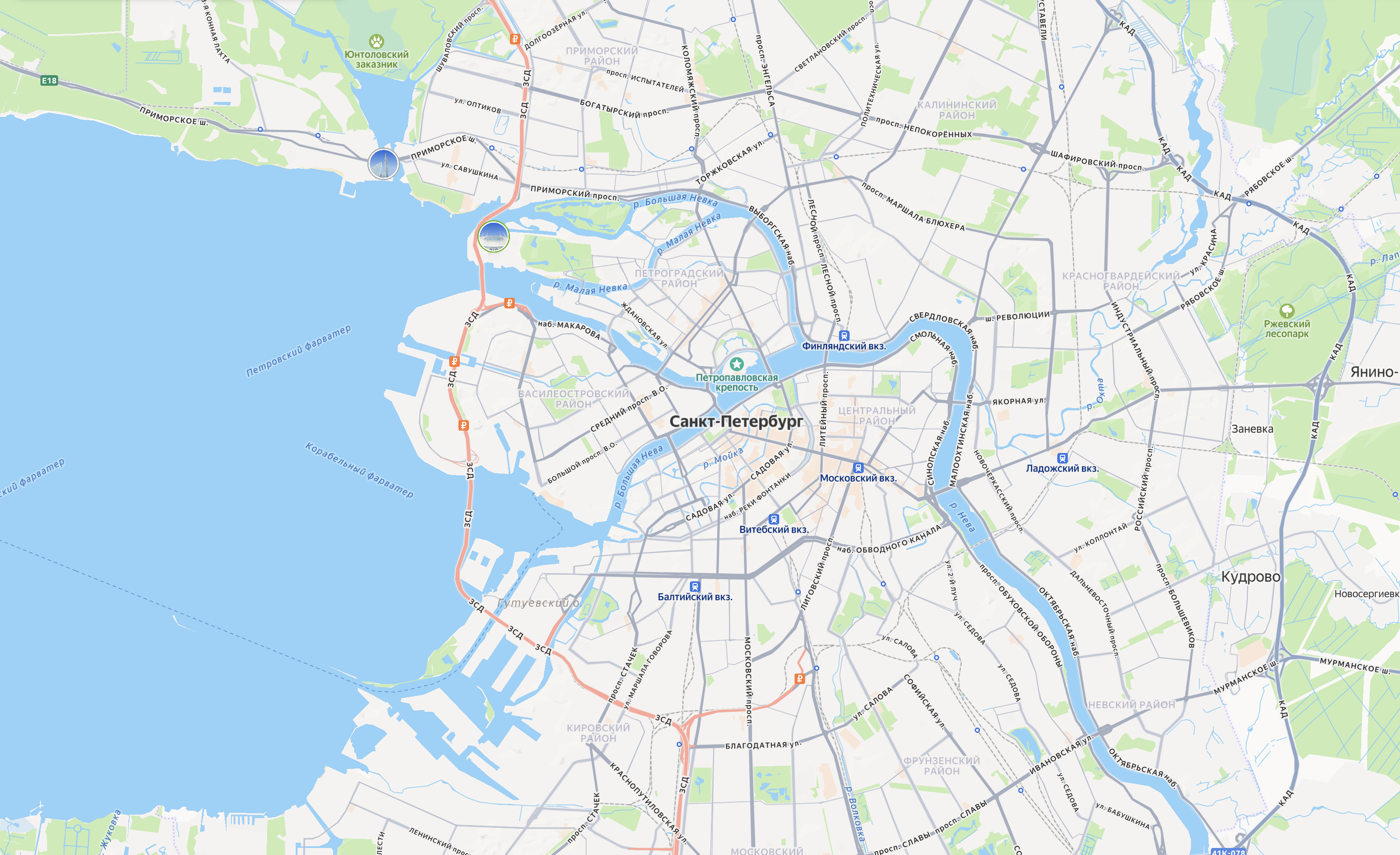 Jobs on a map